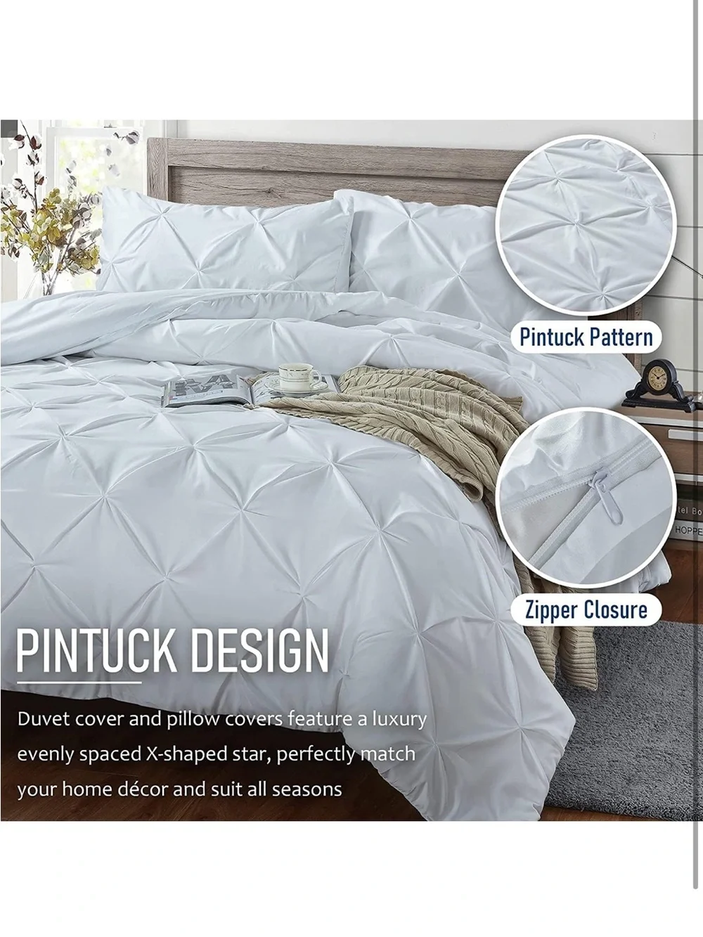 NEW Crown Collection Luxuriate Hotel 1000-TC Ultra Soft 100% Egyptian Cotton